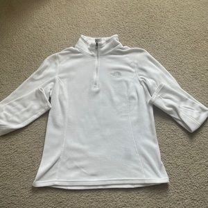 Fleece north face quarter zip